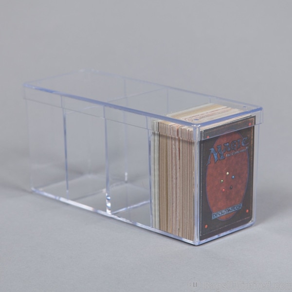 Polystyrene Trading Card Box - 4 Co
